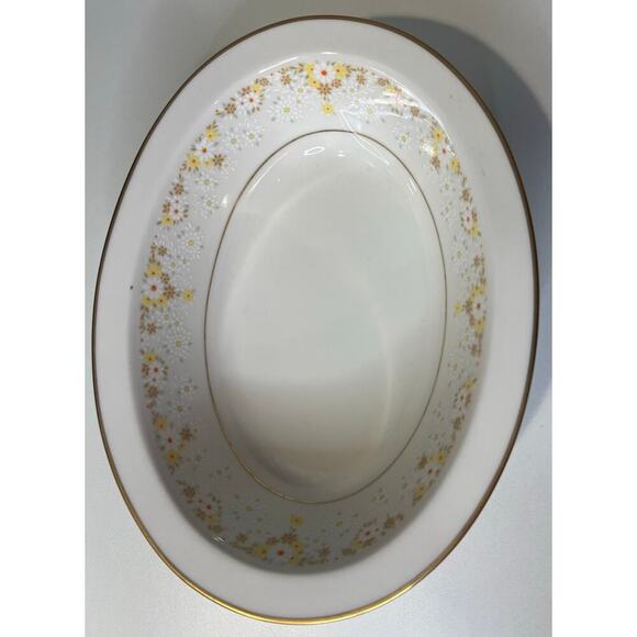 Vintage Noritake Fragrance Ivory China Oval Bowl - Picture 1 of 13